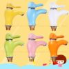 Vòi Rửa Lavabo Con Voi Cho Bé Màu Cam LBTE-003C