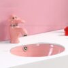 Vòi Rửa Lavabo Con Voi Cho Bé Màu Hồng LBTE-002H