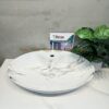 Lavabo Men Sứ Vân Đá trắng Nghệ Thuật TTCERA LB152