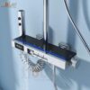 Sen Cây Tắm Đứng Đồng Mạ Crome Hiển Thị Nhiệt Độ Holer HL296