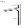 Vòi Lavabo Nóng Lạnh Đồng mạ Crome Cao 30cm Holer HL-LB691
