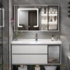 Tủ Lavabo Nhựa PVC Đặc Màu Trắng TTCERA TLVB103
