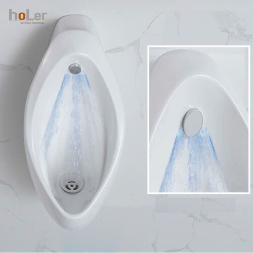 Bồn Tiểu Nam Treo Tường hoLer HLTN-03 (Phiên Bản Xả Nhấn)