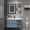 Tủ Lavabo Nhựa PVC Đặc Màu Trắng TTCERA TLVB103