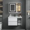 Tủ Lavabo Nhựa PVC Đặc Màu Trắng TTCERA TLVB103