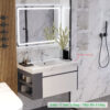 Tủ Lavabo Nhựa Đặc PVC PIMA Gương Led TLVB93-8147AV