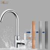 Vòi Rửa Chén Đồng Thau Mạ Crome Holer CHL954