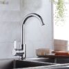 Vòi Rửa Chén Đồng Thau Mạ Crome Holer CHL954