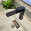 Vòi Lavabo Lạnh Đồng Sơn Tĩnh Điện Đen Holer HL-LB692