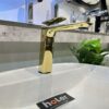 Vòi Lavabo Nóng Lạnh Đồng Mạ Vàng Holer HL-LB693