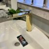 Vòi Lavabo Nóng Lạnh Đồng Mạ Vàng Holer HL-LB693