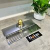 Phễu Thoát Sàn Đồng Thau Mạ Crome Chống Hôi Dài hoLer HLPT15