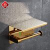Móc Treo Giấy Vệ Sinh INOX Mạ Vàng TTCERA LG08