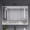 Tủ Gương Lavabo Nhựa 3 Cánh Led PVC Đặc TTCERA TG08