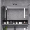 Tủ Gương Lavabo Nhựa 3 Cánh Led PVC Đặc TTCERA TG08