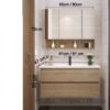 Tủ Lavabo Nhựa PVC Đặc Vân Gỗ TTCERA TLVB101