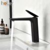Vòi Lavabo Lạnh Đồng Sơn Tĩnh Điện Đen Holer HL-LB692