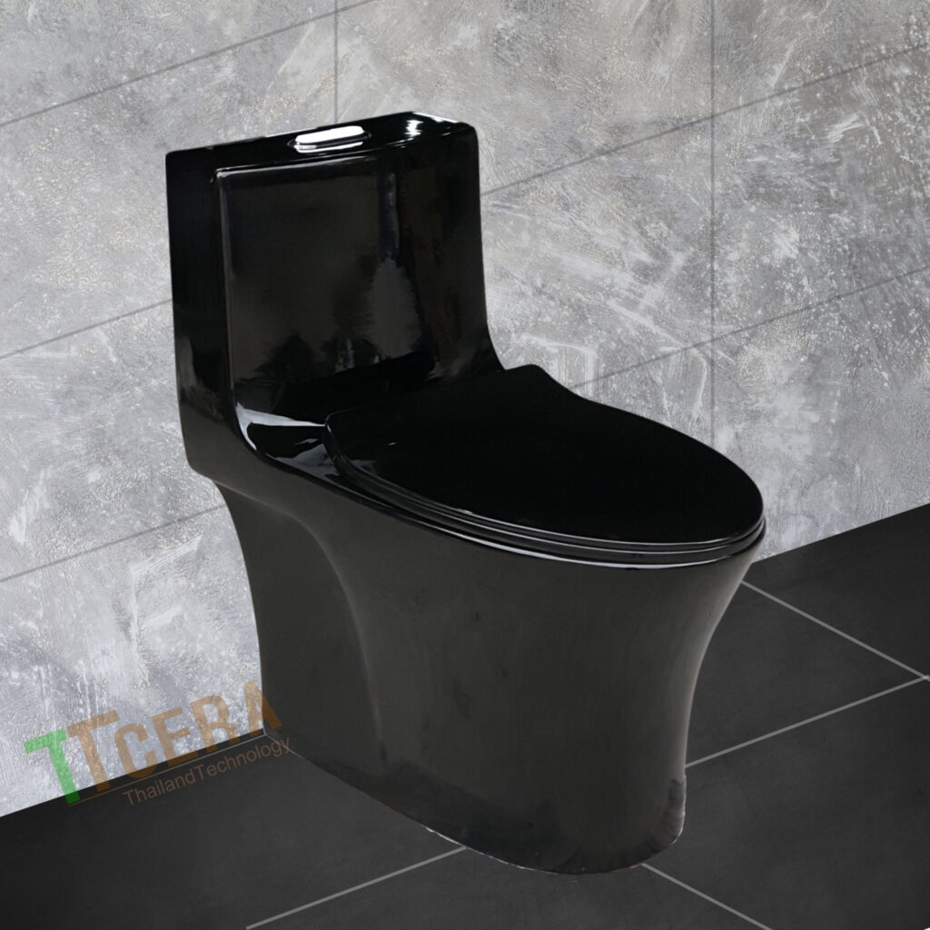 Bồn Cầu 1 khối Men Đen TTCERA BC078