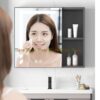 Tủ Lavabo Nhôm Có Gương Led Cao Cấp TTCERA TLVB107