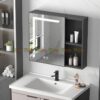 Tủ Lavabo Nhôm Có Gương Led Cao Cấp TTCERA TLVB107