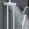 Sen Cây Phím Đàn Hiển Thị Nhiệt Độ Đồng Thau Sơn Tĩnh Điện Trắng Holer HL2101