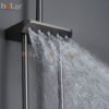 Sen Cây Phím Đàn Hiển Thị Nhiệt Độ Đồng Thau Sơn Tĩnh Điện Xám Holer HL2100