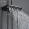 Sen Cây Phím Đàn Hiển Thị Nhiệt Độ Đồng Thau Sơn Tĩnh Điện Xám Holer HL2100