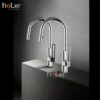 Vòi Rửa Chén Rút Dây Đồng Thau Mạ Crome Holer CHL958