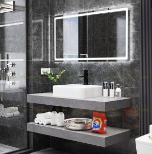 bàn đá lavabo 2 tầng ttcera 1