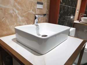 chậu rửa mặt bàn đá viglacera 2
