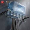 Giàn Vắt Khăn INOX 304 Mạ Đen TiTan HoLer HLMKT1002