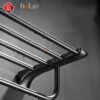 Giàn Vắt Khăn INOX 304 Mạ Đen TiTan HoLer HLMKT1002