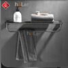 Giàn Vắt Khăn INOX 304 Mạ Đen TiTan HoLer HLMKT1002
