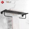 Giàn Vắt Khăn INOX 304 Mạ Đen TiTan HoLer HLMKT1002