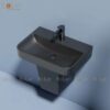 Chậu Lavabo Treo Tường Màu Đen Holer HL-LB414