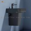 Chậu Lavabo Treo Tường Màu Đen Holer HL-LB414