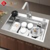 Chậu Rửa Chén 1 Hộc Inox 304 Holer HLCR725-9046