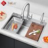 Chậu Rửa Chén 1 Hộc Inox 304 Holer HLCR725-9046