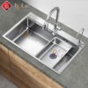 Chậu Rửa Chén 1 Hộc Inox 304 Holer HLCR725-9046