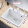 Chậu Rửa Chén Đá 1 Hộc CREAVE G-T6846E