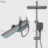 Sen Cây Đồng Thau Xám Hiển Thị Nhiệt Độ Và Thời Gian Tắm Holer HL2112