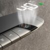 Sen Cây Đồng Thau Sơn Tĩnh Điện Xám Hiển Thị Nhiệt Độ Và Thời Gian Tắm Holer HL283