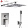 Sen Tắm Âm Tường Vuông Nóng Lạnh Inox 304 HoLer HLA210