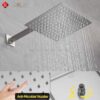 Sen Tắm Âm Tường Vuông Nóng Lạnh Inox 304 HoLer HLA210