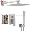 Sen Tắm Âm Tường Vuông Nóng Lạnh Inox 304 HoLer HLA210