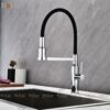 Vòi Rửa Chén Rút Dây Đồng Thau Mạ Crome Holer CHL961