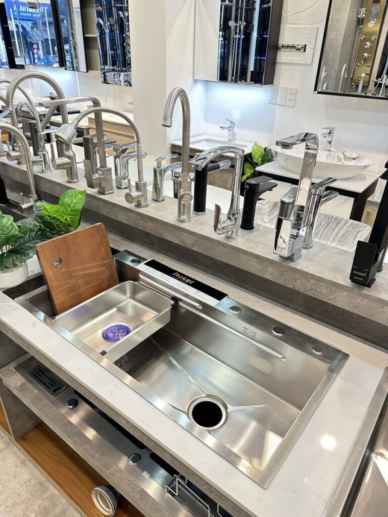 Chậu Rửa Chén 1 Hộc Inox 304 Holer HLCR725-9046