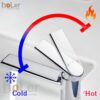 Vòi Lavabo Nóng Lạnh Đồng mạ Crome Holer HL-LB6103