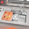 Chậu Rửa Chén 1 Hộc Inox 304 Holer HLCR726-8050