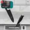 Combo Chậu Rửa Chén Kèm Vòi Đơn Thác Nước Vắt Dao Phủ Nano Đen HOLER HLCRNN720-7546VD